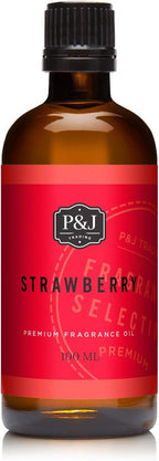 P&J Trading Fragrance Oil | Strawberry Oil 100ml - Candle Scents for Candle Making, Freshie Scents, Soap Making Supplies, Diffuser Oil Scents