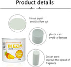 Car Air Freshener: Pineapple Scent Liquid Cans | Odor Elimination | Interior Deodorizer | 45days Long-Lasting Fragrance | Smoke Smell Remover | For Auto Home | 120g | 1 pack