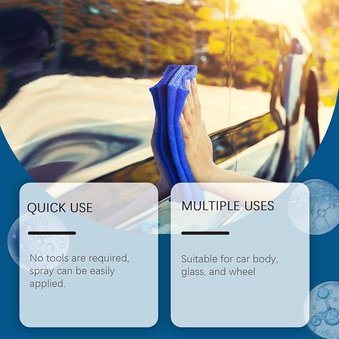 Nano Quick Coat Restore Coating Spray, 2026 Advanced Automobile Quick-Acting Coating Agent for Car, Long-Lasting Car Showroom Gloss with Dust Proof and Glazing Effects (3pcs)