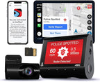 Cobra Smart Dual View Front and Rear Dash Cam (SC 250R) – True 4K Resolution, 360 Alerts, Parking Live View, Incident Reports, Emergency MayDay, 32 GB SD Card Included, CarPlay & Android Auto