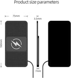 Wireless Car Charger Pad for Hyundai IONIQ 5,20W Fast Wireless Phone Charger Cell Phone Cordless Charging mat,Non-Slip Phone Charging,30cm Cable USB