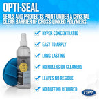 Optimum Opti-Seal Polymer Paint Sealant Spray for Automotive Paint and Interior Car Detailing, Includes Detailing Applicator Pad (8 oz)