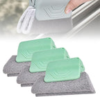 2026 New Magic Window Track Cleaner, 3Pcs Multipurpose Cleaning Brush for Window Grooves, Sliding Door Tracks, Tile Grout Lines, Shutter Slats, Car AC Vents, and Narrow Gaps (Green)