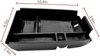 Center Console Organizer Interior Storage Box Fits for Ford Escape 2020 2021 2022 2023 2024 2025 and 2021 2022 2023 2024 2025 Bronco Sport Accessories