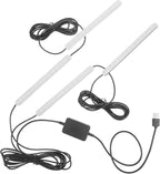 Ciieeo Car Led Interior Light Strip Kit USB-Powered Line Design Smart RGB Ambient Lighting for Cars Easy Installation Led Neon Lights