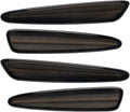 ORACLE Lighting 3150-020 Set of 2 Front and 2 Rear Tinted Lens LED Concept Sidemarkers Compatible with 2005 2013 C6 Corvette - Easy Installation - Waterproof