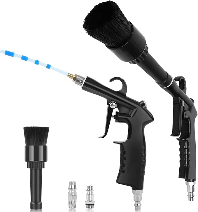 IPELY Car Cleaning Gun, High Pressure Car Blow Gun for Car Detailing, Quickly Clean and Dry Car Surfaces with Strong Air