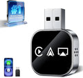 Wireless Carplay Mirror Link Adapter for Apple 3 in 1 Bluetooth Mirroring iOS Phone to Car Screen Adapter 2026 Wired to Wireless Portable USB Car Play Screen Connector for iPhone to Watch Movies