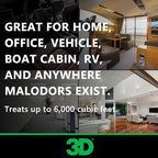3D Odor Eliminator Total Release Fogger, Powerful Air Freshener and Odor Control, Aerosol Bomb Neutralizes Unwanted Smells in Home Office RV, Cucumber Melon Scent, 5 oz
