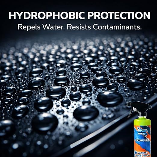 Winter White Riptide Shine Ceramic Detail Spray, Incredible Shine and Protection for Vehicle Paint, Extreme Water Beading, Safe for Cars, Trucks, Motorcycles, RV's and More, 16 oz. (Pack of 2)