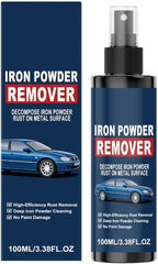 Rust Remover Spray - Fast-Acting Spray, Iron Powder Remover for Metal, Hardware Brake Solution, Engine Auto Liquid with Quick-Reaction Formula, Multipurpose Motorcycle Fluid for Oxidation Removal