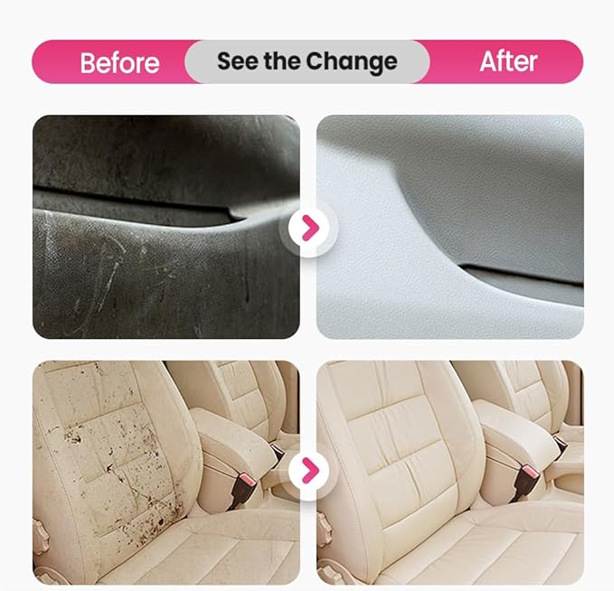 Polishing Cleaner Car Interior, 2026 New Interior Cleaner Spray for Car Detailing, All Purpose Cleaner Detailer for Dashboards, Seats, Leather, Plastic (2PCS)