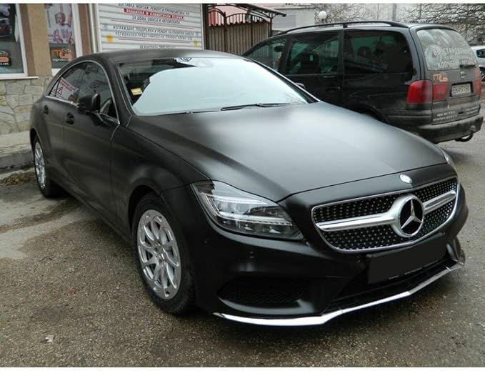 3M Car Wrap Roll 2080 Satin Black | S12 | (Sample 3in x 5in) | Automotive Vinyl Wrap for Cars - Car Interior Wrap & Exterior