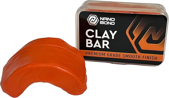 Nano Bond Ceramic Coating, PRO car Care kit with 2 Pack 100g Clay Bar kit for Paint Correction, Glass, and Wheel Exterior Care Product kit, Hydrophobic