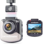 UltraDash Dash Cam GPS Magnetic Charging Mount HDR Night Image Sensor 6 Layers Glass 140 Degree Wide Angle Lens G-Sensor 2" LCD Super Capacitor