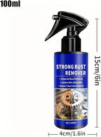 Rust Remover Spray for Metal - Vehicle Rust Dissolver | Iron Remover Spray, 100ml Heavy Duty Derusting Agent for Sedans SUVs RVs Trucks Pickups Motorcycles, Exhaust Pipe Wheel Hub