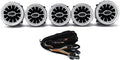 Aramox Air Vent, 5pcs 64 Color Front LED Turbine Air Vent Ambient Light Kit Replacement for ?Benz C GLC?Class W205 2019?2021