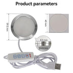 10PCS LED Lamp Kit 001 for Bambu Lab H2S/P2S/P1P/A1 Makerworld 3D Prints | 5V USB Powered, 3000K Warm White, Power-Off Color Storage, Adjustable Brightness & Color, DIY Hardware Spare Parts