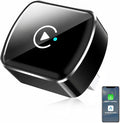 26Upgrade Wireless CarPlay Adapter & Android Auto, 2-in-1 CarPlay Adapter Convert Wired to Wireless, Mini Size with USB A & USB-C Extension Cable, Plug & Play, Stable Connection & No Delay (Black-2.0)