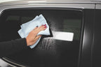 The Rag Company - Premium Window, Glass, Mirror & Chrome Detailing Towels - Professional Korean 70/30 Microfiber Blend, Lint-Free, Streak-Free, 350gsm, 16in. x 24in, Light Blue (3-Pack)