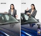 CaliShine Quick Effect Coating Spray - 16.9 fl oz Waterless Ceramic Car Wax Coat - Detail Polish & Cleaner for Cars Boat Body & Glasses, Window Glass and Headlight - Shine Restoration Kit (500 ml)
