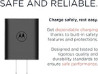 Motorola (2-Pack) TurboPower 20 QC3.0 Charger with 6.6ft USB-A to USB-C Cable for Moto G Play (2023/2024/2026), G Power (2022/2023), G 5G 2022/2023/2024, G Stylus. G Pure, Moto Pad 2026