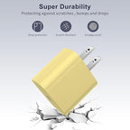 iPhone Fast Charger, Type C Wall Charger Block Plug and 10ft USB C to Lightning Charging Cable Cord Long, Power Adapter Cube Brick Box for Apple iPhone 14 Pro Max/14 Plus/14/13/12 Mini/11/XS Max/XR/X