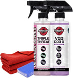 Renegade Paint Decon Kit – Clay Bar, Iron Remover, Detail Spray & Towels – 4-Step Paint Decontamination System for Cars, Trucks & Motorcycles