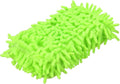 HARFINGTON Car Wash Sponge 8.7" x 4.3" Chenille Microfiber Mitt Scratch-Free Absorbent Scour Scrubber Cleaning Sponge for Washing Detailing on Cars, Trucks, SUV, Boats, Fluorescent Green
