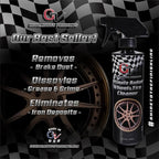 GV Automotive Products Ultimate Radiant Wheel Cleaner - Chrome Rim & Wheel Cleaner Spray – Safe, Ready To Use, Polishes, Shines & Removes Brake Dust – Professional Car Detailing Formula - 16oz