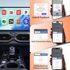 Wireless CarPlay Adapter for iPhone: Get in Your Car and Go - Auto Connects, Go Wireless Instantly, Crisp Audio, Always Updated. Carlinkit 5.0 Dongle for Wired CarPlay Android Auto Cars(2AIR Black).