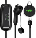 Portable EV Charger Level 1, 15Amp 110V, Electric Vehicle Charger with 21Ft Extension Cord,NEMA 5-15P for Plug-in Home EV Charging Station,Compatible with SAE J1772 EVs(Tesla Need Adapter)