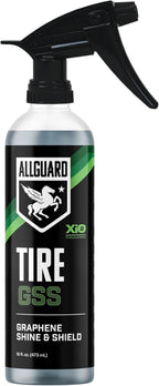 Tire GSS – XiO2™ Tire Shine Spray with Graphene Forms Tri-Molecular Bond to Rubber – Water-Resistant, Long-Lasting Protection – Satin Black Finish – Easy, No-Sling Application