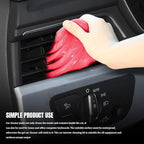 Car Cleaning Gel, Car Cleaning Supplies, Car Cleaning Putty, Universal Car Cleaning Kit Auto Detailing Tools Car Accessories Fit for Automotive, Keyboard, Camera, Printers (Pink, 1PCS)