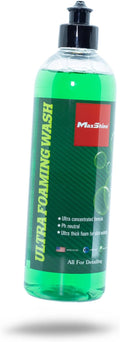 Maxshine Ultra Foaming Car Wash Soap | 16oz, Green, pH-Balanced, Eco-Friendly | Foaming Action, Safe on All Finishes, Fresh Scent | Cleans Painted Surfaces