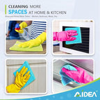 AIDEA Microfiber Cleaning Cloth-800PK, Soft Microfiber Towels for Cars, Absorbent Cleaning Rags, Lint-Free Streak-Free Wash Cloths for House, Kitchen, Window(12in.x12in)