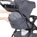Baby Trend Passport® Cargo Stroller Travel System with EZ-Lift™ Plus Infant Car Seat, Grey Bamboo