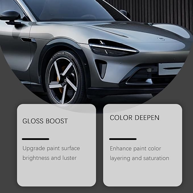 PTZ Crystal Serum, Advanced Graphene Ceramic Coating for Cars, Used for Auto Car Detailing, Providing Dust Proof and Glazing Effects for a Long Time (2pcs)