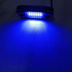 12Pods LED Rock Lights Blue 24led Chips Waterproof Neon Underglow Lighting Kit for Trucks SUV ATV Car