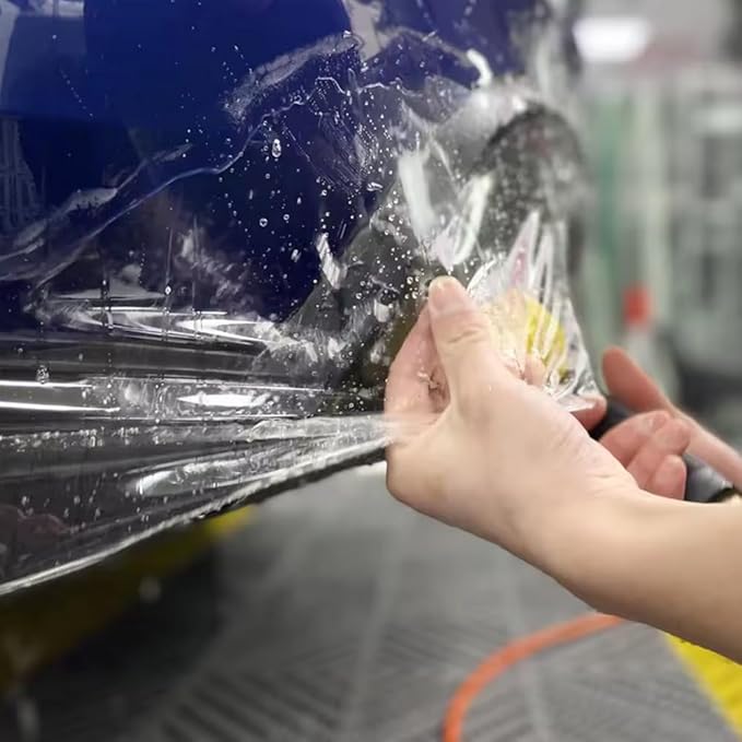 HOHOFILM TPU PPF Hydrophobic Clear Paint Protection Film Self Healing Car Clear Glossy Wrap Film (X7 ECO, 60" x49ft(Whole roll))