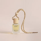 Llum Grapefruit Hanging Car Air Freshener – Luxury Automotive Perfume Diffuser 10ml (0.34 fl oz), Long-Lasting Fragrance, Alcohol-Free Non-Toxic Car Scent, Glass Bottle With Wood Cap