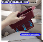 YoRise Car Seat Gap Filler, Multifunctional Car Seat Organizer, Phone Holder Between Seats & Console, Automotive Storage Box Accessories for Keys, Sunglasses, Cards, Phones (Red)