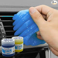 Car Cleaning Gel 2Pcs – Reusable Sticky Putty Dust Cleaner for Auto Interior, Air Vents, Cup Holders, Keyboards – Detailing Gel, Non-Sticky (Blue/Yellow)