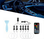 Car LED Strip Light for Alfa Romeo 8C Spider 2010–2010, 6 in 1 Car Ambient Lighting Kits, Interior Interior Light Sync to Music, Auto Decorations Interior Accessories, 8M