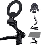 Magnetic Tripod Mount Adapter with 1/4" Threads & Multi-Angle Arri Holes, MagSafe Compatible Stand for iPhone 16 Pro Max, 15 Plus, 14, 13, 12 Mini - ME60 (MT-60)