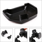 LLKUANG Black ABS Car Center Console Dash Table Storage Tray Fit for Toyota Tundra 2014-2021 Instrument Organizer 360° Rotating Phone Holder Cradle Accessories (with Mobile Phone Holder)