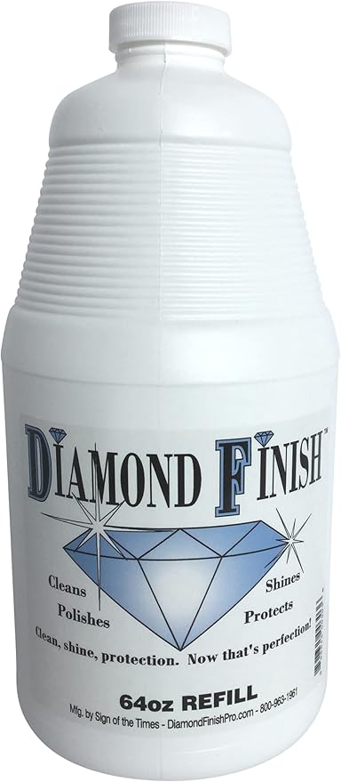 64 Ounce Refill Multi Surface Cleaner Polish Protector for Vehicles, Home, Boats, Tar, Bird Poop, Brake Dust, Tree Sap, Grease, Fingerprints-while it shines