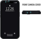 Spy-Fy iPhone 13 Pro Max Case with Camera Covers Front and Rear | Protect Your iPhone and Privacy | 6-Foot Drop Proof | 6,7 Inch | Camera Protection by Valenta Black