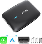 Portable AI Box CarPlay -2025 Upgrade Wireless CarPlay Adapter Compatible with YouTube, Plug & Play Smart AI Box Support DriveChat, Dual Bluetooth, Dual Wi-Fi, Max 128GB TF Card
