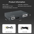 CARabc Wireless Carplay Android Auto Adapter for Toyota with Entune2.0 2014-2019, Fits for Tundra/Highlander/RAV4/Tacoma/Camry/Corolla/Avalon/Prius/CH-R/Sienna